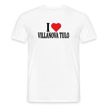 t-shirt J’adore Villanova Tulo t-shirt Sardaigne - T-shirt homme - blanc - Devant - AI Model Male 178 dark (178cm)