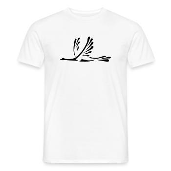 Oiseau - T-shirt homme - blanc - Devant - AI Model Male 178 dark (178cm)