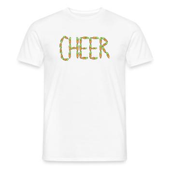 Karotten jubeln - Männer T-Shirt - Weiß - Vorne - AI Model Male 178 dark (178cm)