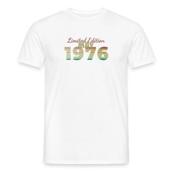 50e anniversaire Édition Limitée (SCR) 05/1976 - T-shirt homme - blanc - Devant - AI Model Male 178 dark (178cm)
