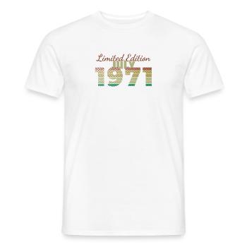 55e anniversaire Édition Limitée (SCR) 07/1971 - T-shirt homme - blanc - Devant - AI Model Male 178 dark (178cm)