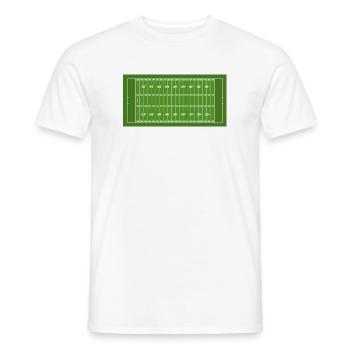 Show off your colors - Football - Men's T-Shirt - white - Front - AI Model Male 178 dark (178cm)
