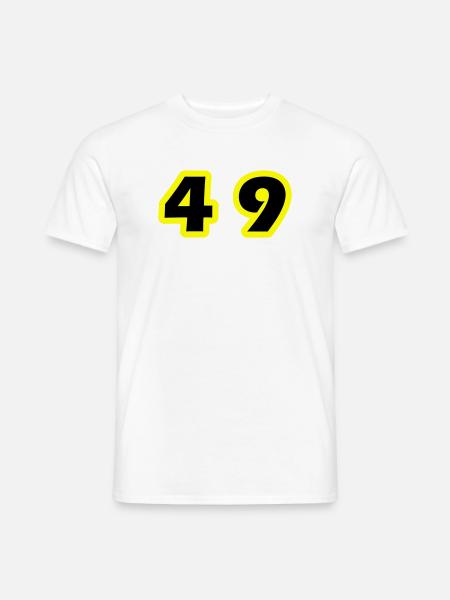 49 Number symbol - Men's T-Shirt - white