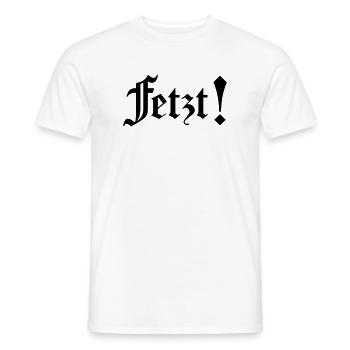 Fetzt - Männer T-Shirt - Weiß - Vorne - AI Model Male 178 dark (178cm)