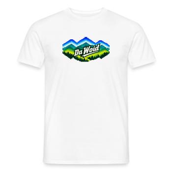 Bayerischer Wald - T-Shirt Pixelwald - Männer T-Shirt - Weiß - Vorne - AI Model Male 178 dark (178cm)