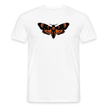 Totenkopfschwaermer Motte Logo - Männer T-Shirt - Weiß - Vorne - AI Model Male 178 dark (178cm)