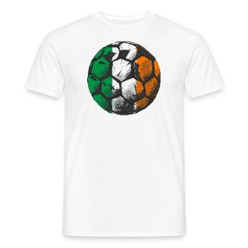 Irland Flagge Vintage Irische Fahne Dublin - Männer T-Shirt - Weiß - Vorne - AI Model Male 178 dark (178cm)