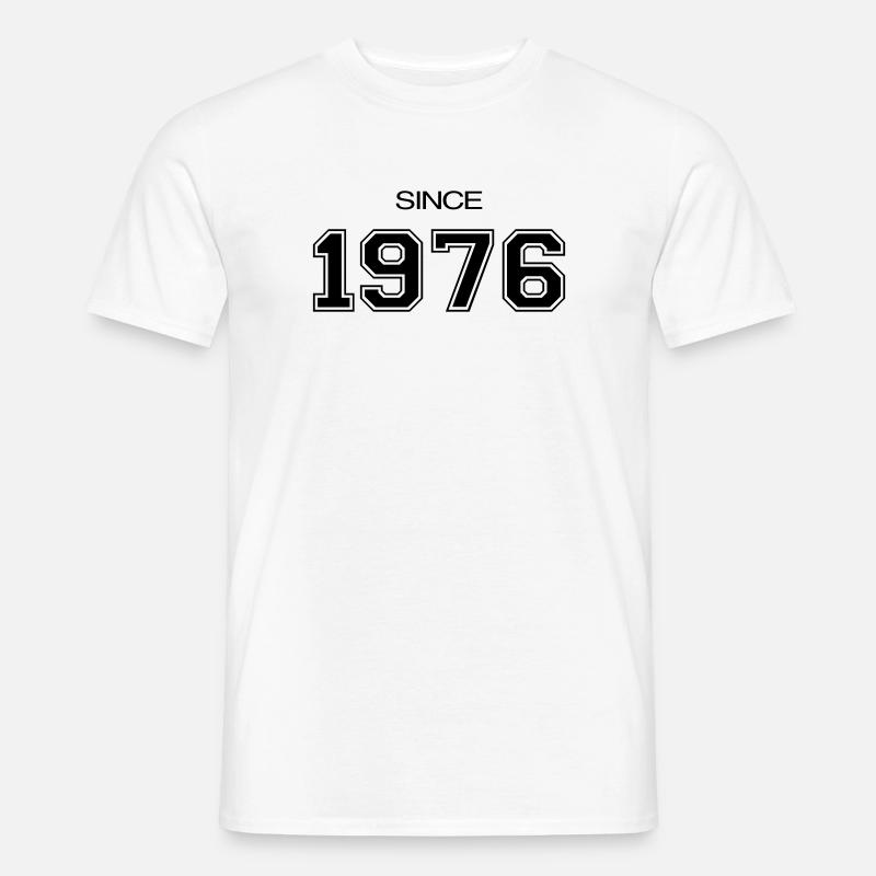 Geburtstagsgeschenk 1976 - Männer T-Shirt - Weiß