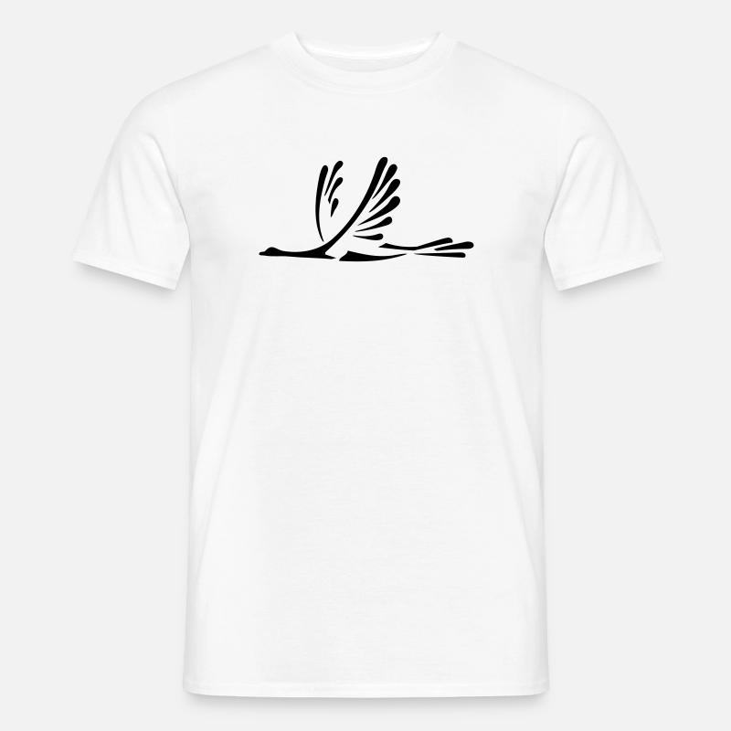 Vogel - Männer T-Shirt - Weiß