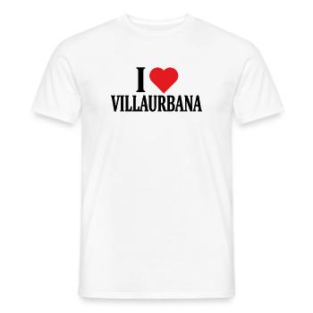 t-shirt J’adore Villaurbana t-shirt Sardaigne - T-shirt homme - blanc - Devant - AI Model Male 178 dark (178cm)