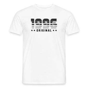 1996 Original Retrodesign | Geburtstag - Männer T-Shirt - Weiß - Vorne - AI Model Male 178 dark (178cm)