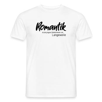 Romantik - Männer T-Shirt - Weiß - Vorne - AI Model Male 178 dark (178cm)