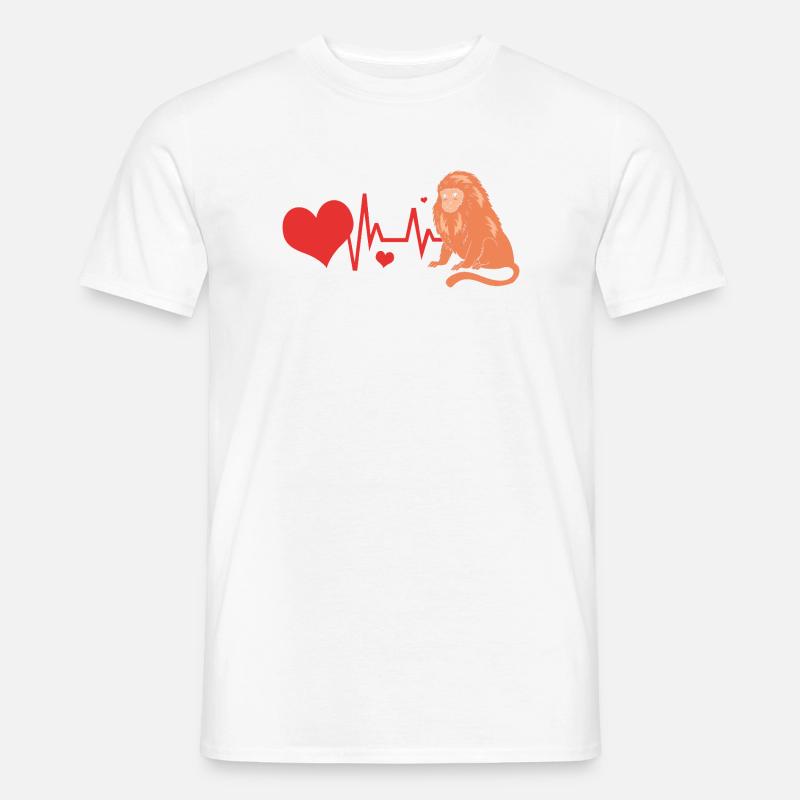 Tamarin Monkey Monkey Monkey Monkey Face - Men's T-Shirt - white