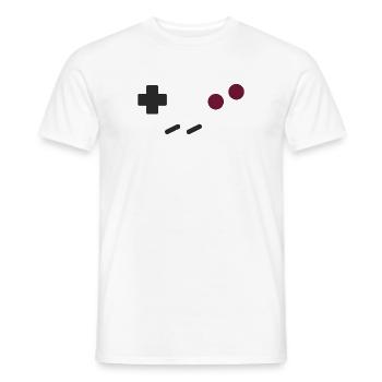 RetroBoy Controls - Männer T-Shirt - Weiß - Vorne - AI Model Male 178 dark (178cm)
