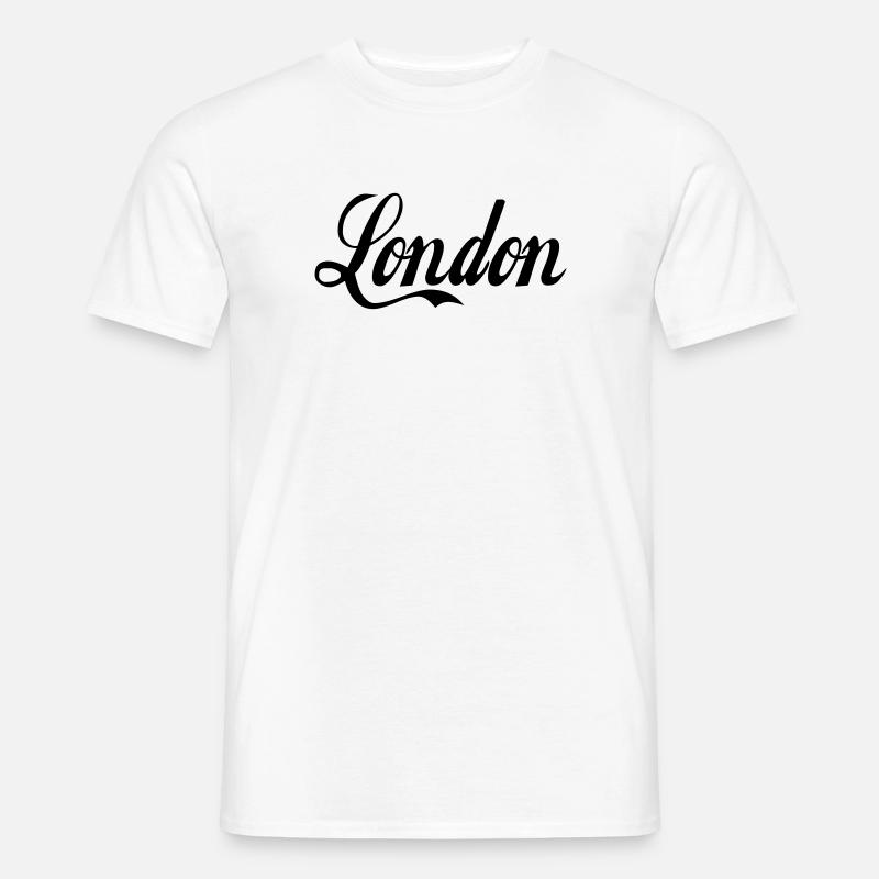 london - Männer T-Shirt - Weiß