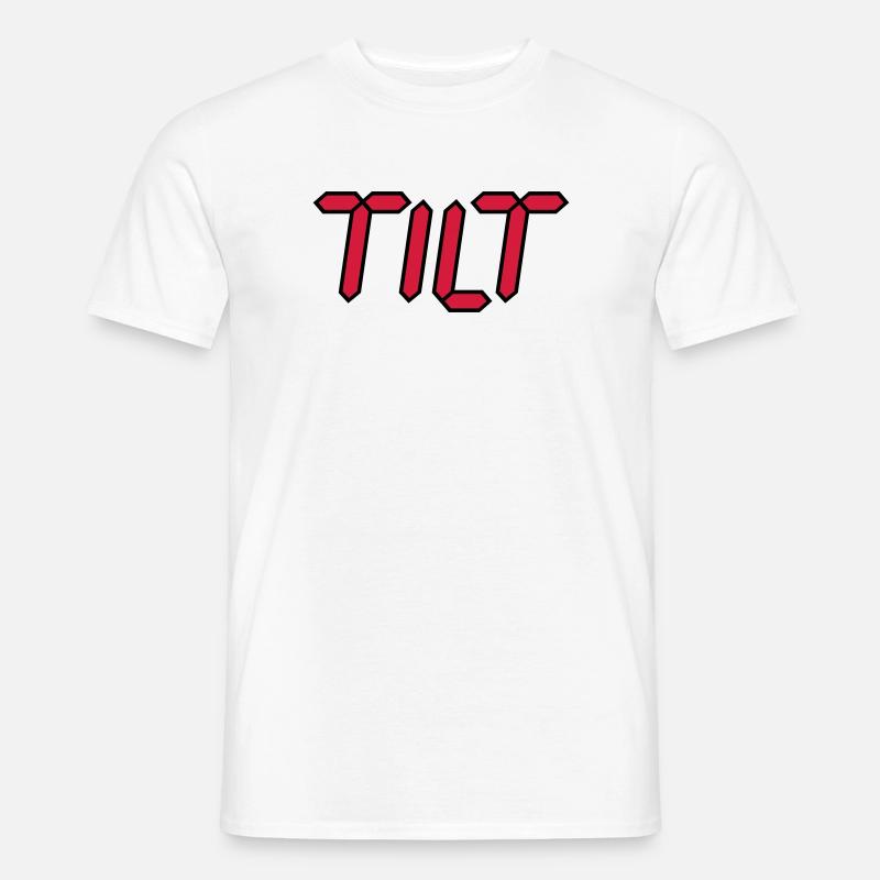Tilt - Männer T-Shirt - Weiß