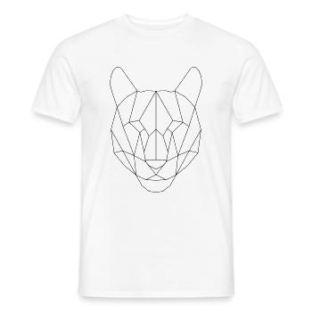 Tiger - Men's T-Shirt - white - Front - AI Model Male 178 dark (178cm)