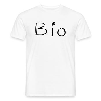Organic - Men's T-Shirt - white - Front - AI Model Male 178 dark (178cm)