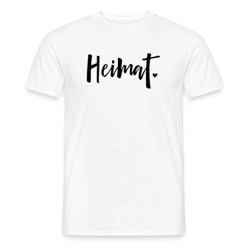Heimat Herz Liebe Zuhause - Männer T-Shirt - Weiß - Vorne - AI Model Male 178 dark (178cm)