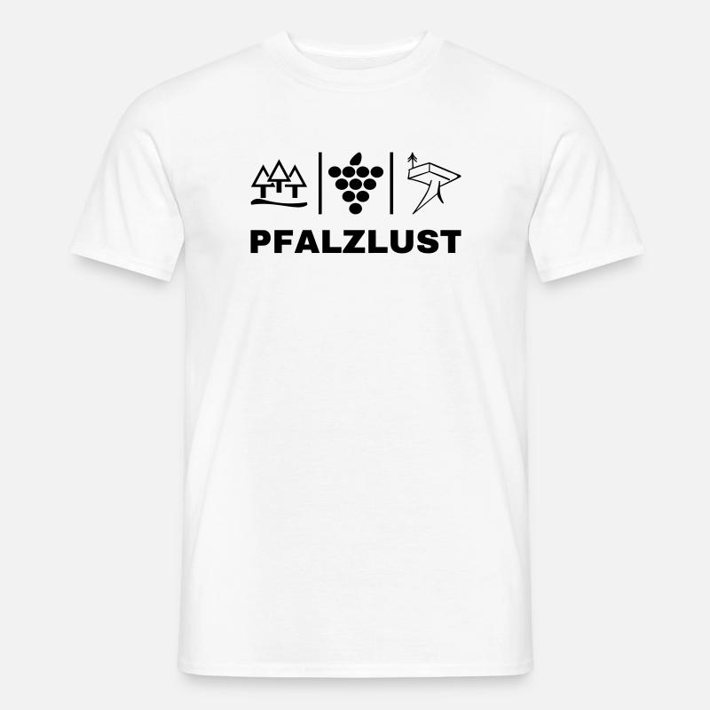 Pfälzer Life Style - Männer T-Shirt - Weiß