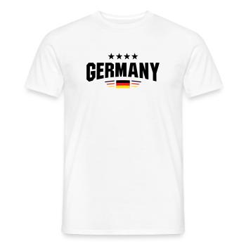 Germany Fankurve - Männer T-Shirt - Weiß - Vorne - AI Model Male 178 dark (178cm)