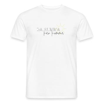 da summa kau kumma sommer liebe dialekt - Männer T-Shirt - Weiß - Vorne - AI Model Male 178 dark (178cm)