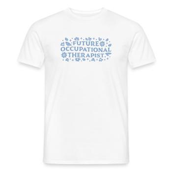 Zukünftige Ergotherapeutin oder studentische Ästhetik - Männer T-Shirt - Weiß - Vorne - AI Model Male 178 dark (178cm)