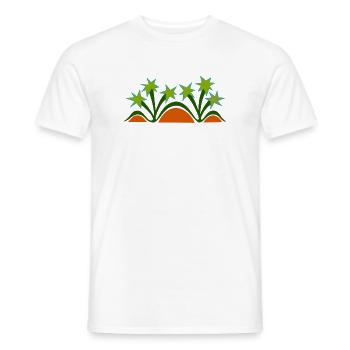 Palmen & Dünen von Cean - Männer T-Shirt - Weiß - Vorne - AI Model Male 178 dark (178cm)