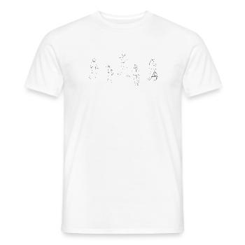 Nous sommes l'art - T-shirt homme - blanc - Devant - AI Model Male 178 dark (178cm)