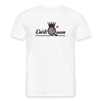 Darts Queen - Männer T-Shirt - Weiß - Vorne - AI Model Male 178 dark (178cm)