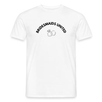 Bridesmaids United Black - Männer T-Shirt - Weiß - Vorne - AI Model Male 178 dark (178cm)