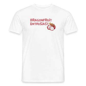 Passionné de Fruit du Dragon - T-shirt homme - blanc - Devant - AI Model Male 178 dark (178cm)