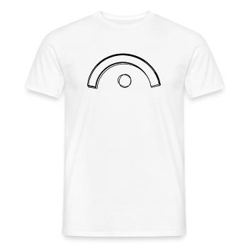 Fermate handgezeichnet - Männer T-Shirt - Weiß - Vorne - AI Model Male 178 dark (178cm)