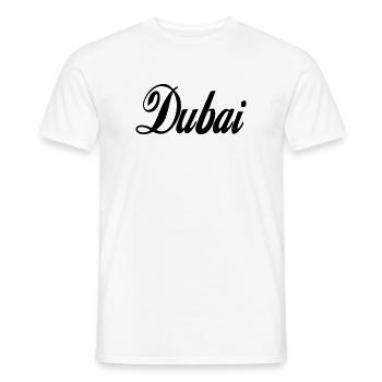 Dubai - couleur personnalisable - T-shirt homme - blanc - Devant - AI Model Male 178 dark (178cm)