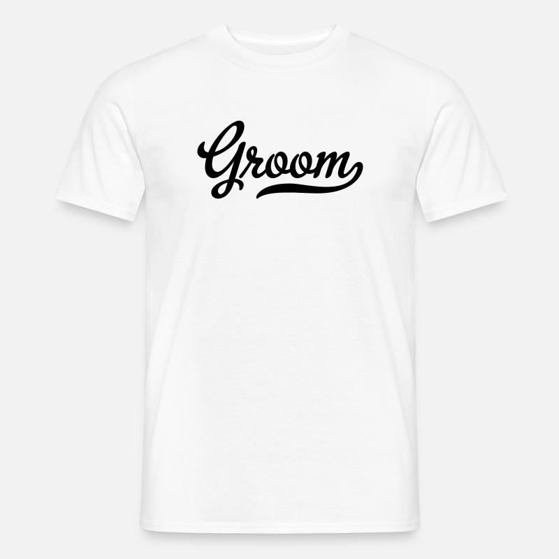 groom - Männer T-Shirt - Weiß