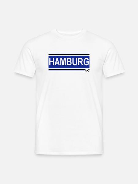 Hamburg , Tradition , Hamburg Fussball Fan (25) - Männer T-Shirt - Weiß
