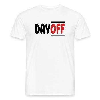 Jour de congé du travail pour se détendre - T-shirt homme - blanc - Devant - AI Model Male 178 dark (178cm)