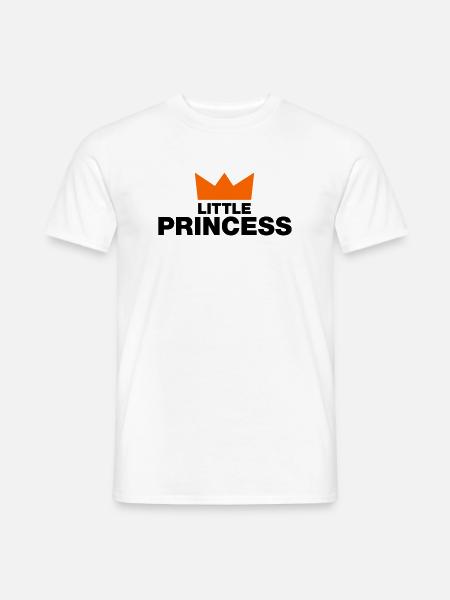 Little Princess mit Krone - Männer T-Shirt - Weiß