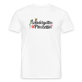Schrebergarten Kleingarten Prinzessin - Männer T-Shirt - Weiß - Vorne - AI Model Male 178 dark (178cm)