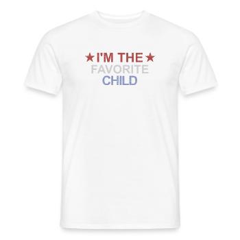 Favorite Kid Funny I'm the Favorite Kid - Men's T-Shirt - white - Front - AI Model Male 178 dark (178cm)