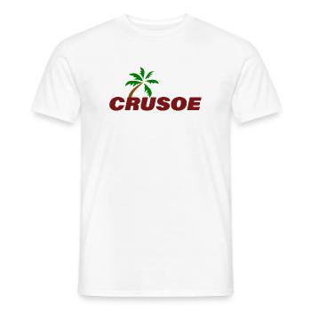 CRUSOE - T-shirt homme - blanc - Devant - AI Model Male 178 dark (178cm)