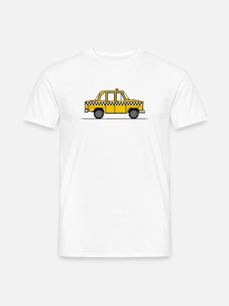 Yellow taxi - Men's T-Shirt - white
