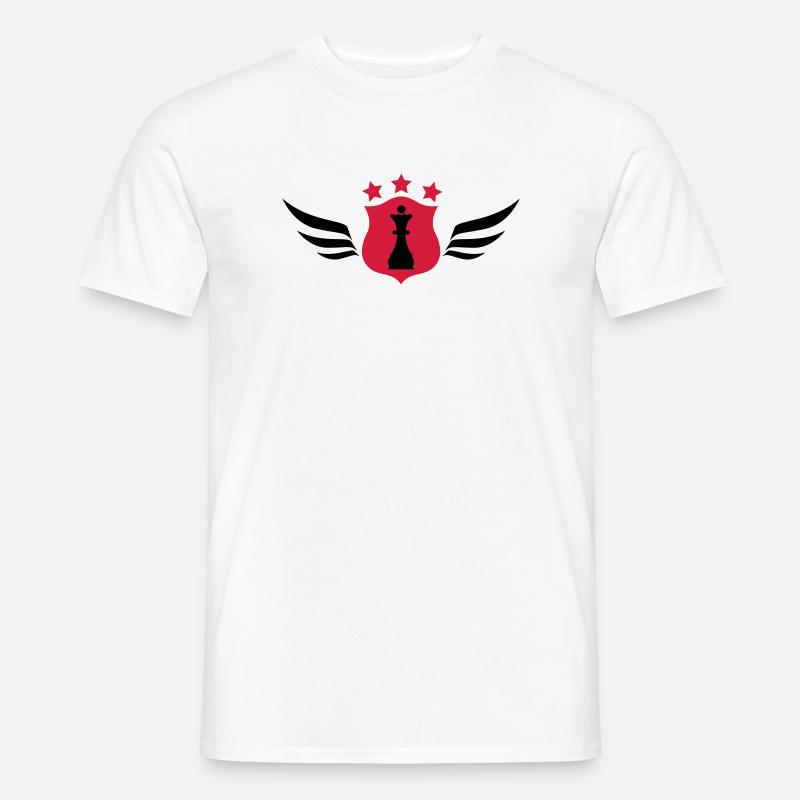 Chess / Geek / Game / Player / Schach / Echecs - Men’s T-shirt - white