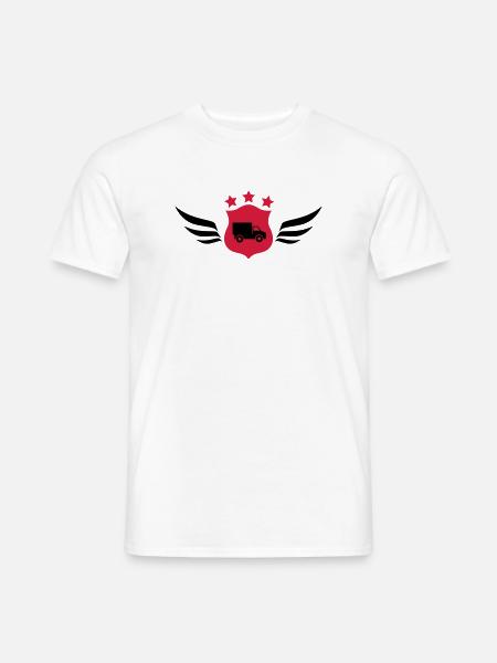 frachtführer / möbelpacker / mover / bewegen - Männer T-Shirt - Weiß