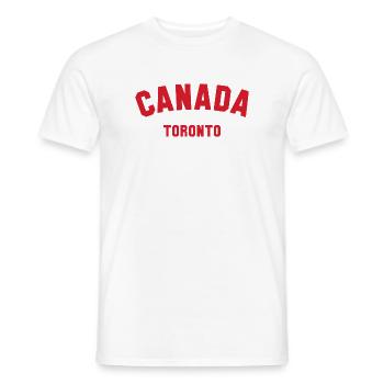 TORONTO, Canada Kanada - Männer T-Shirt - Weiß - Vorne - AI Model Male 178 dark (178cm)
