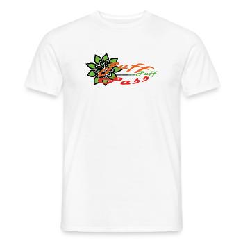 Puff-Puff-Pass !!! - Männer T-Shirt - Weiß - Vorne - AI Model Male 178 dark (178cm)