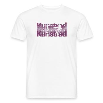 Artistic cycling, artistic cycling, indoor cycling - Men's T-Shirt - white - Front - AI Model Male 178 dark (178cm)