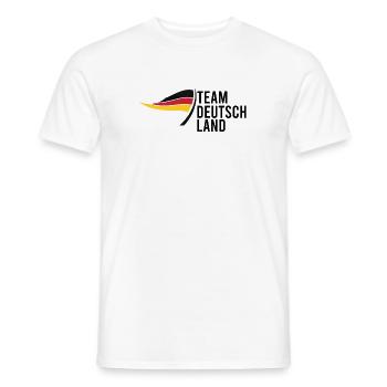 Team Germany - Men's T-Shirt - white - Front - AI Model Male 178 dark (178cm)