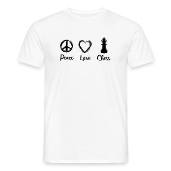 Motivation aux échecs - T-shirt homme - blanc - Devant - AI Model Male 178 dark (178cm)