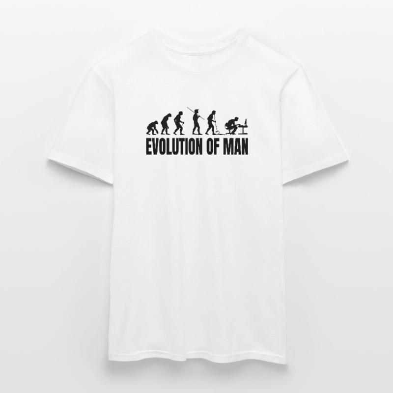 Programmierer Computerfreak Evolution Männer T-Shirt